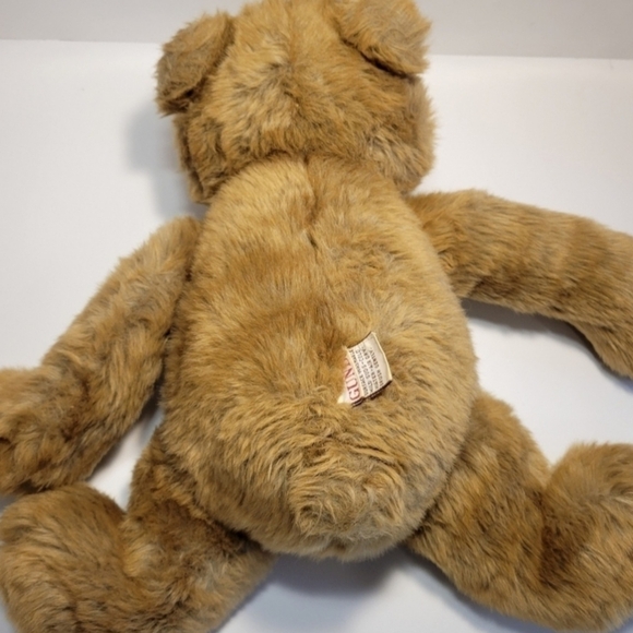 Gund  Cute 11" Brown Teddy Bear Mocha 6410 Seated Acrylic Eyes Embroidered Nose - Picture 4 of 7